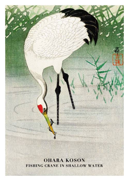 Fishing Crane – Kunst