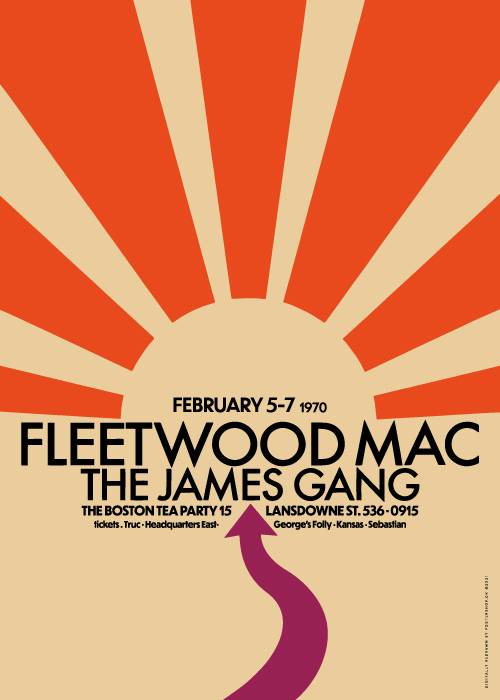 Fleetwood Mac 1970 – Vintage/Retro plakater