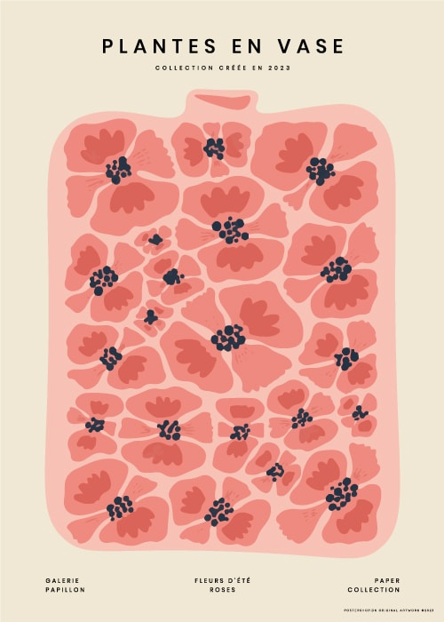 Fleurs D'ete Roses – Kunst