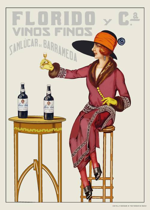Florido Vinos – Vintage/Retro plakater