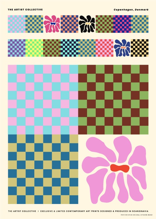Flower Check Mate – Kunst
