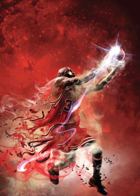 Flying Jordan – Basketball