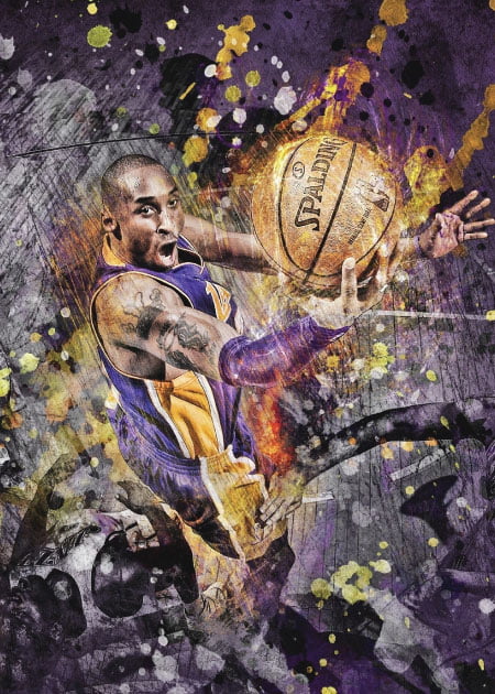Flying Kobe Bryant No. 2 – Basketball