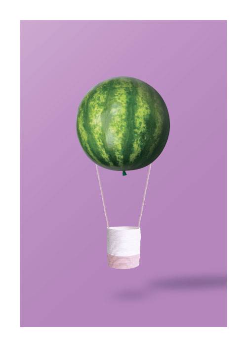 Flying Watermelon – Digiart