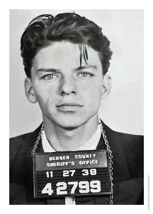 Frank Sinatra Mugshot – Fotokunst
