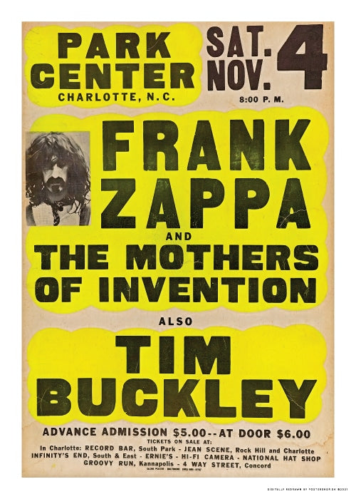 Frank Zappa Meets The Mothers Of Invention – Vintage/Retro plakater