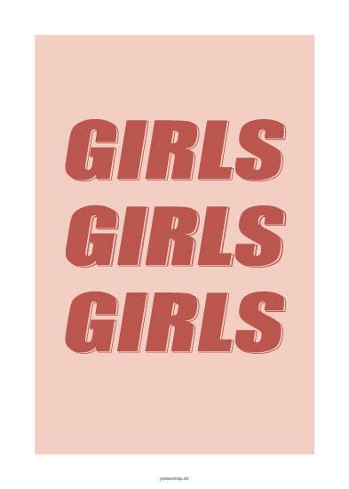 Girls X3 – Grafiske Plakater