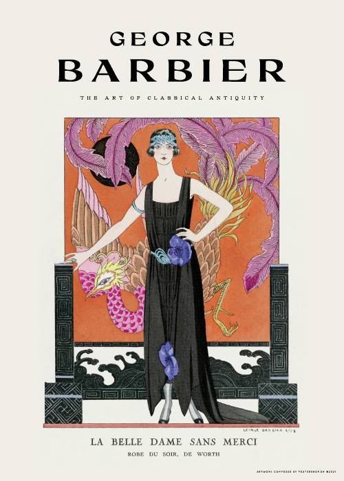 George Barbier La Belle Dame Sans Merci – Kunst