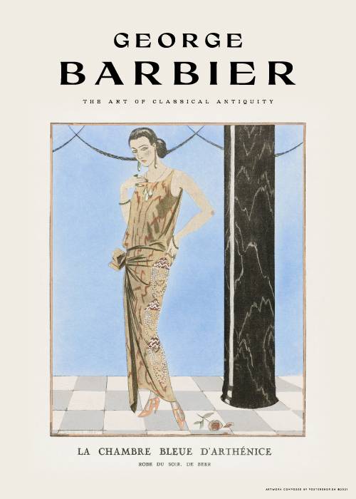 George Barbier La Chambre Bleue – Kunst