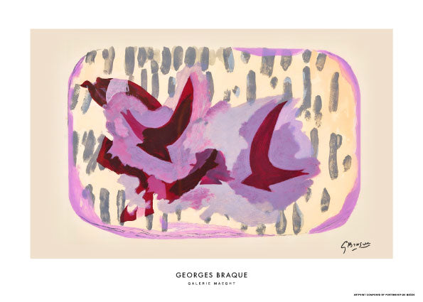 Georges Braque Purple Birds – Kunst