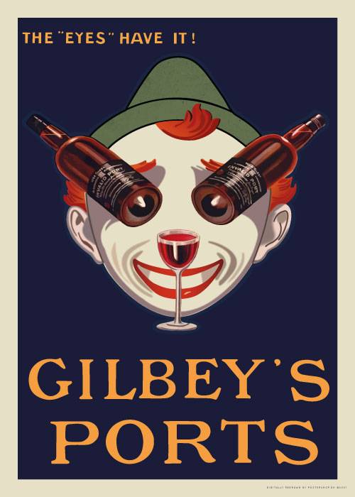 Gilbey's Port – Vintage/Retro plakater