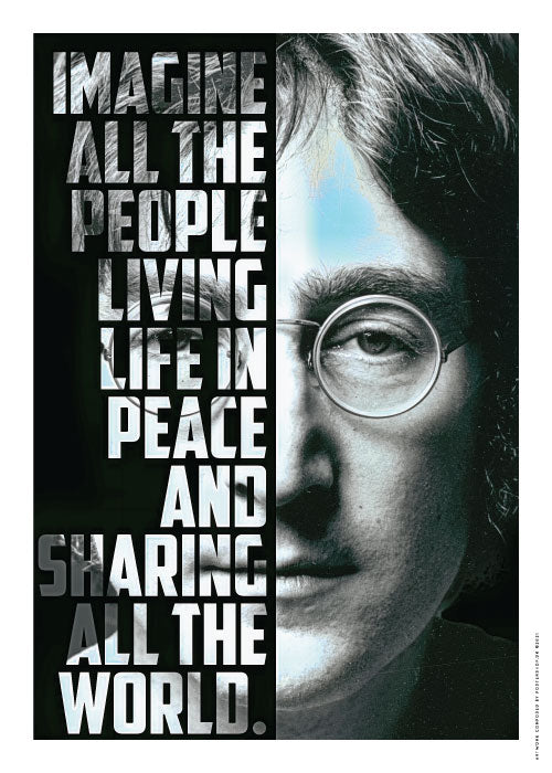 Give Peace A Chance John Lennon – Vintage/Retro plakater