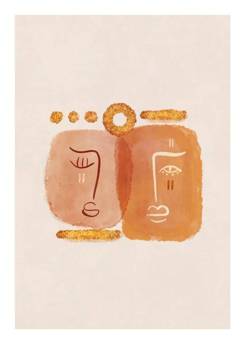 Golden Face Lovers – Kunst