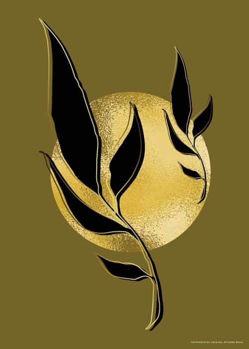 Golden Leafs – Grafiske Plakater