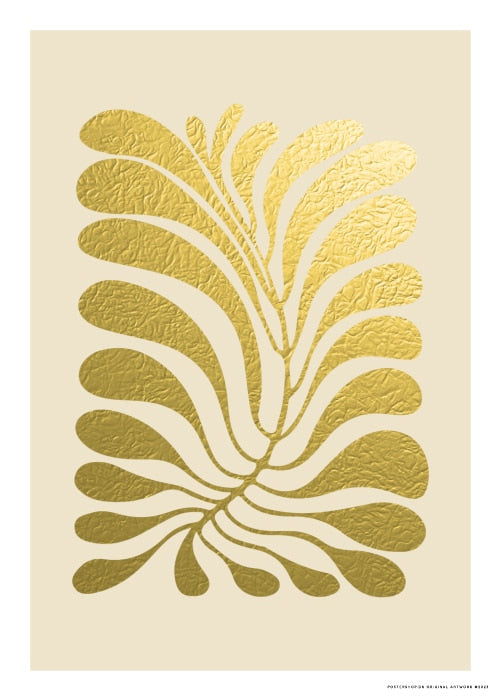 Golden Multi Leaf – Kunst