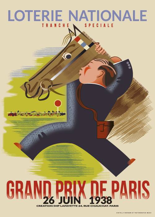 Grand Prix De Paris – Vintage/Retro plakater