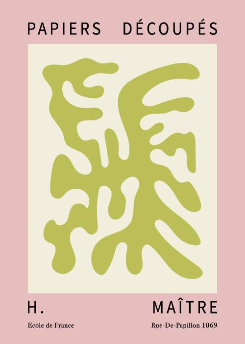 Green Abstract Leaf – Kunst