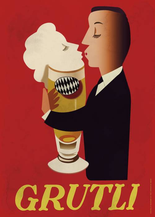 Grutli – Vintage/Retro plakater