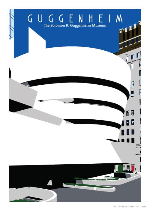 Guggenheim Museum – Vintage/Retro plakater