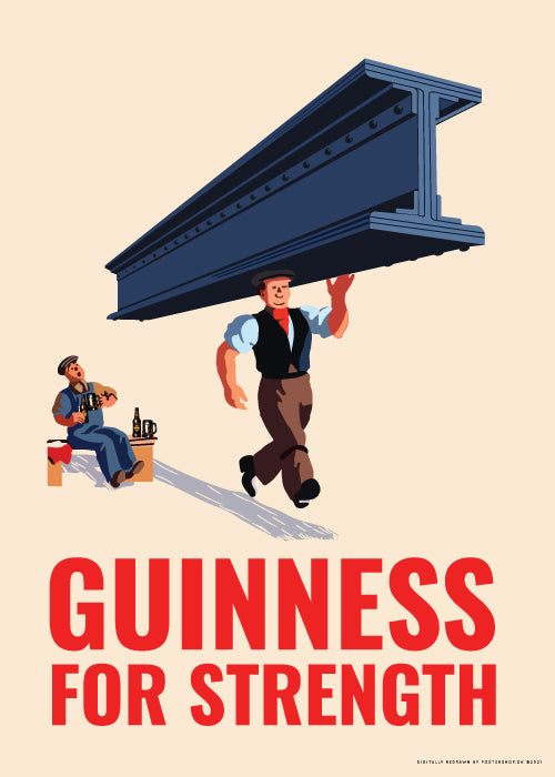 Guinness For Strenght – Vintage/Retro plakater