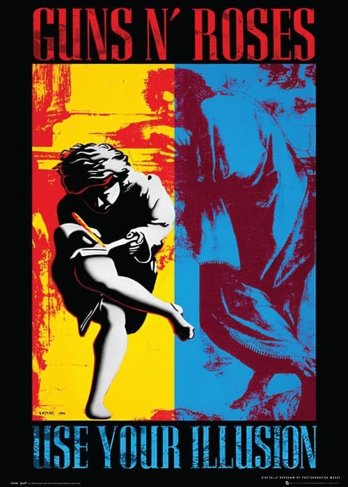 Guns N' Roses Use Your Illusion – Vintage/Retro plakater