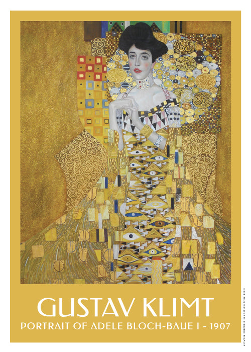 Gustav Klimt Portrait Of Adele Bloch Bauer – Kunst