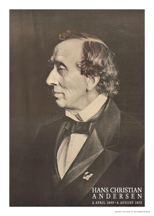 Hc Andersen Portræt No. 1 – Vintage/Retro plakater