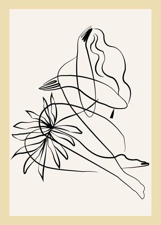 Her Lined Legs – Kunst