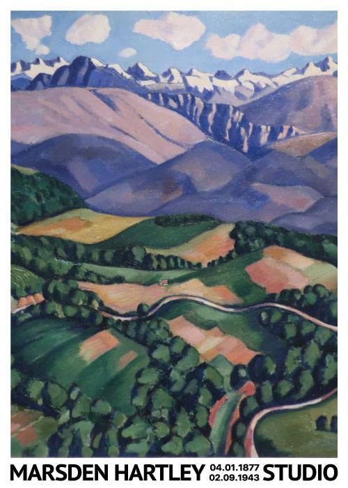 Hartley Purple Mountains – Kunst