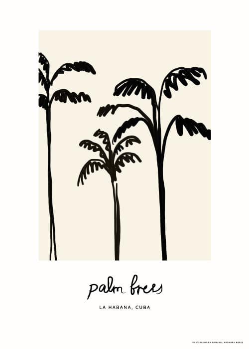 Havana Palm Trees – Kunst