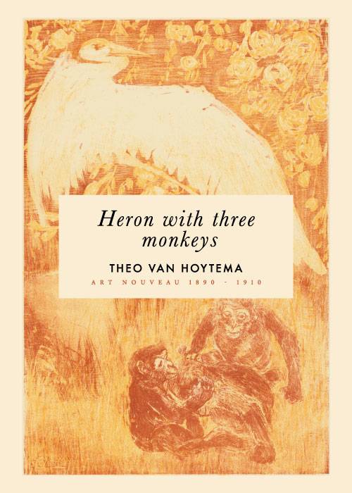 Heron With Monkeys – Kunst