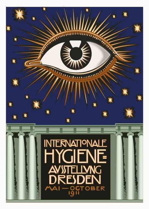 Internationale Hygiene Ausstellung Dresden 1911 – Vintage/Retro plakater
