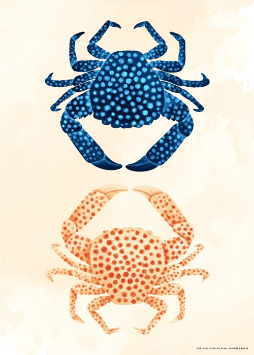 INVERTED CRABS – Kids' Posters