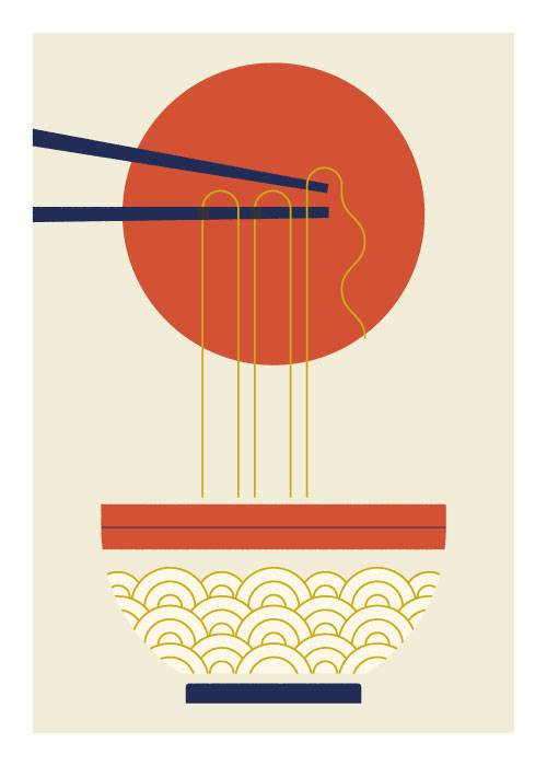 Japanese Ramen Noodles