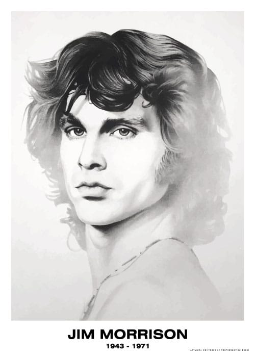 Jim Morrison The Doors – Vintage/Retro plakater
