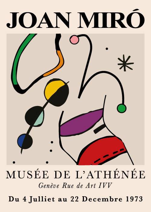 Joan Miro Purple Stool – Kunst