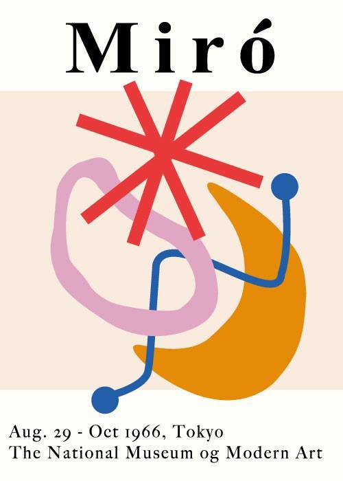 Joan Miro Red Star – Kunst