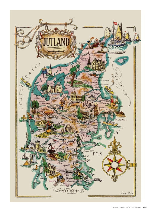 Jutland Map