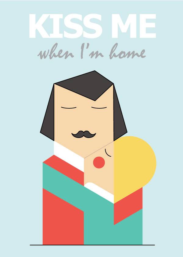 Kiss Me – Grafiske Plakater