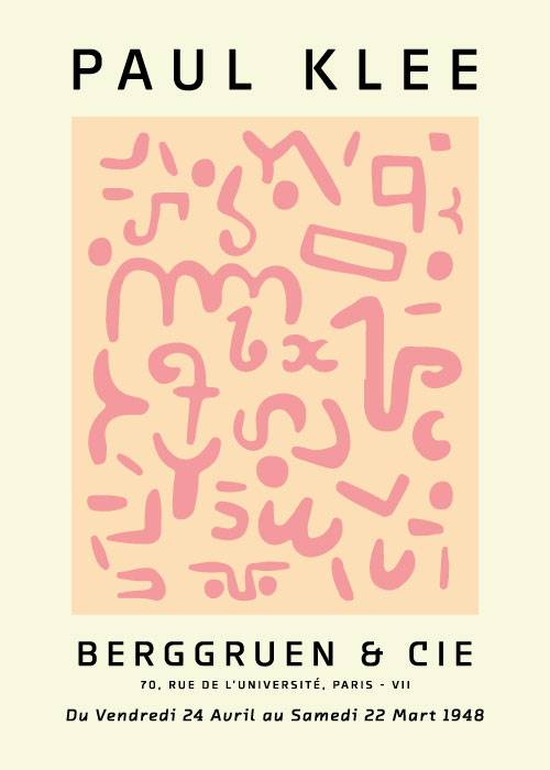 Klee Pink Sculptures – Kunst