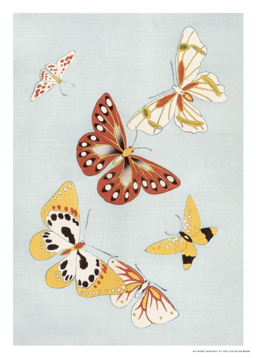 Kamisaka Sekka One Thousand Butterflies – Kunst