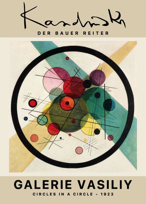 Kandinsky Circles In A Circle – Kunst