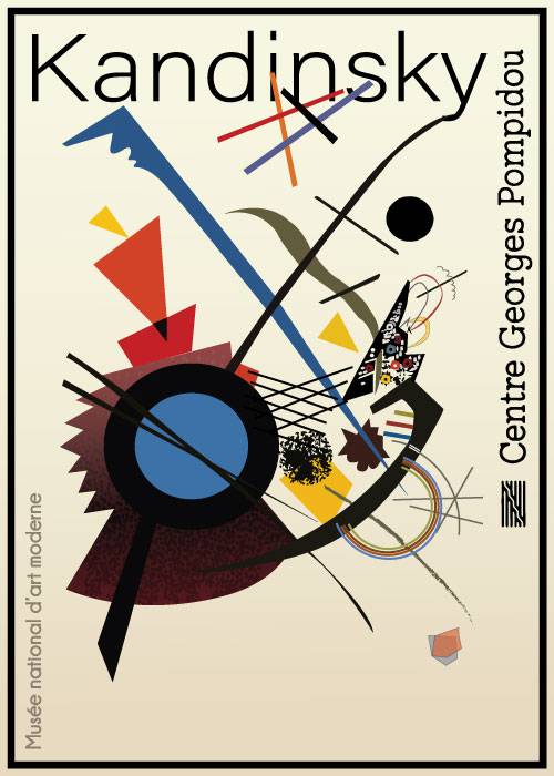 Kandinsky Pompidou Exhibition Poster – Kunst