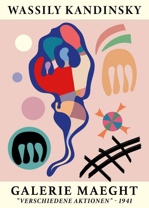 Kandinsky Various Actions – Kunst
