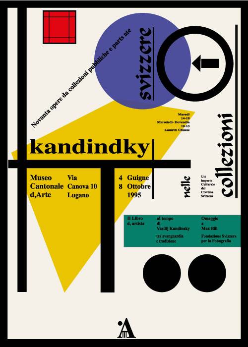 Kandinsky By Bruno Monguzzi Exhibition Poster – Kunst