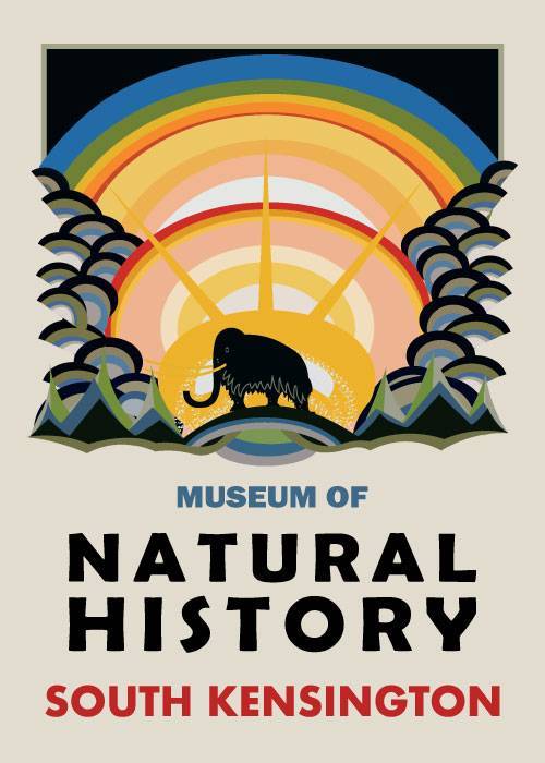 Kauffer Museum Of Natural History 1923 – Vintage/Retro plakater