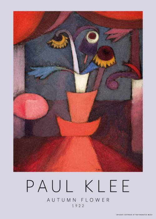 Klee Autumn Flower – Kunst