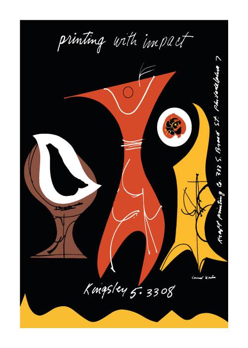 Kraft Printing Poster – Vintage/Retro plakater