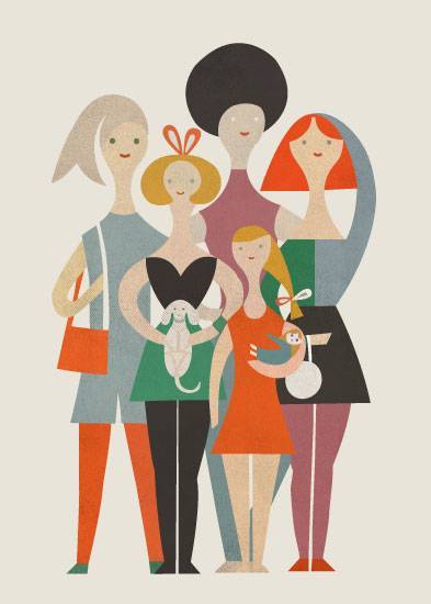 Ladies – Grafiske Plakater