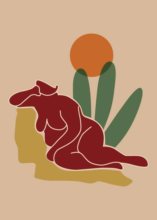 Lady Resting – Kunst